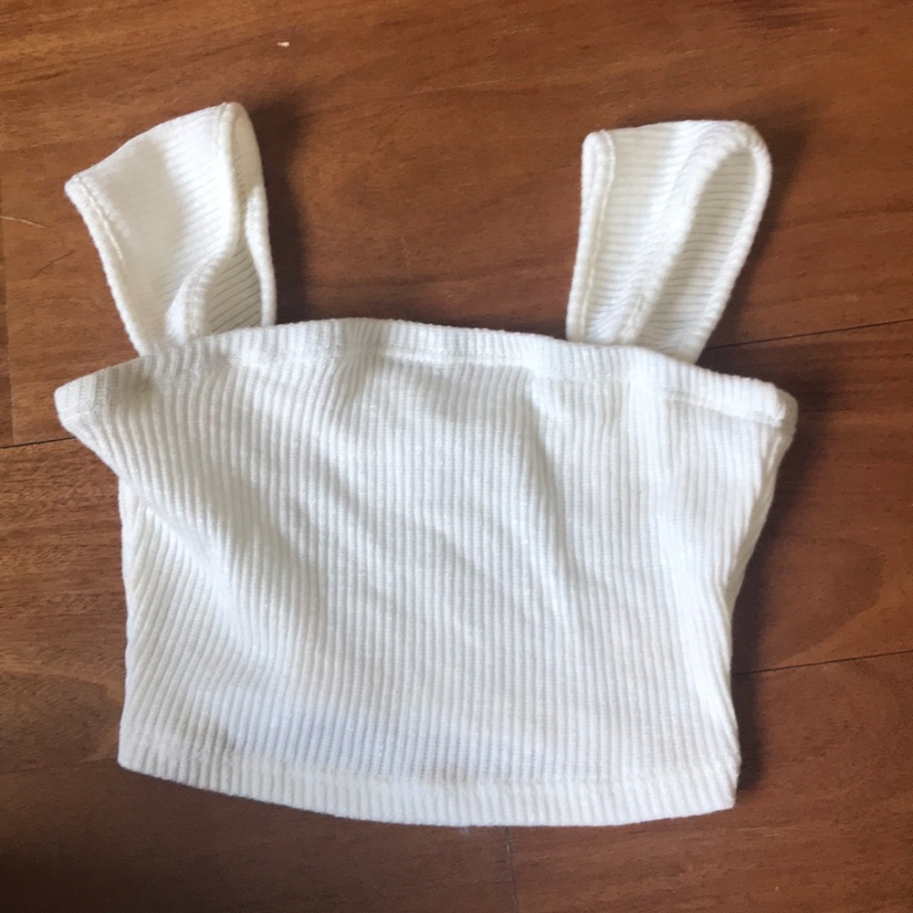 Dolls kill white crop top